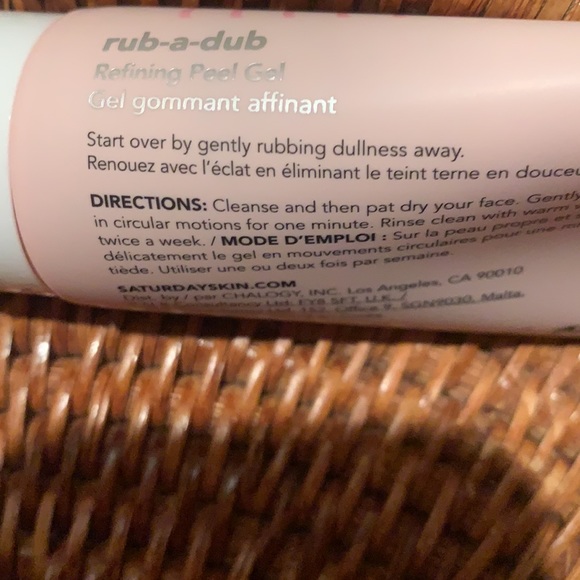 RUB-A-DUB | Refining Peel Gel | Saturday Skin | Exfoliate | Full Size| NWT - Picture 9 of 11